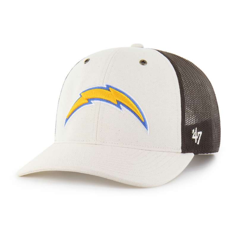 Carhartt  Natural Los Angeles Chargers '47 Undyed Trucker Relaxed Fit