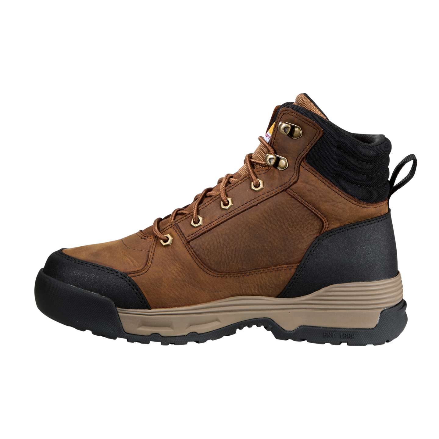 Мужские ботинки Carhartt Force HD 6" Waterproof Soft Toe Work Boot, цвет: Коричневый рыжевато-коричневый — фото 3