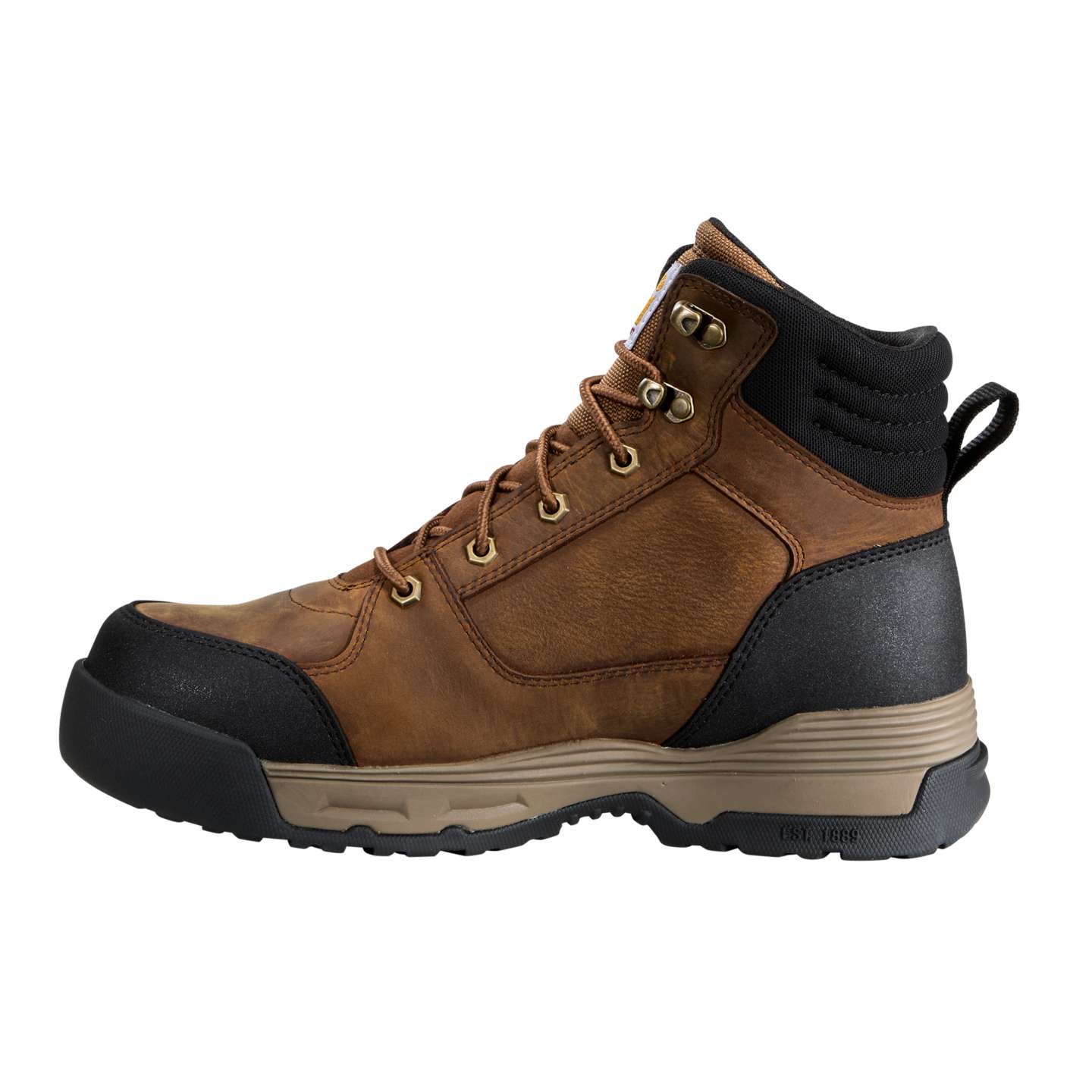 Мужские ботинки Carhartt Force HD 6" Waterproof Composite Toe Work Boot, цвет: Коричневый рыжевато-коричневый — фото 3