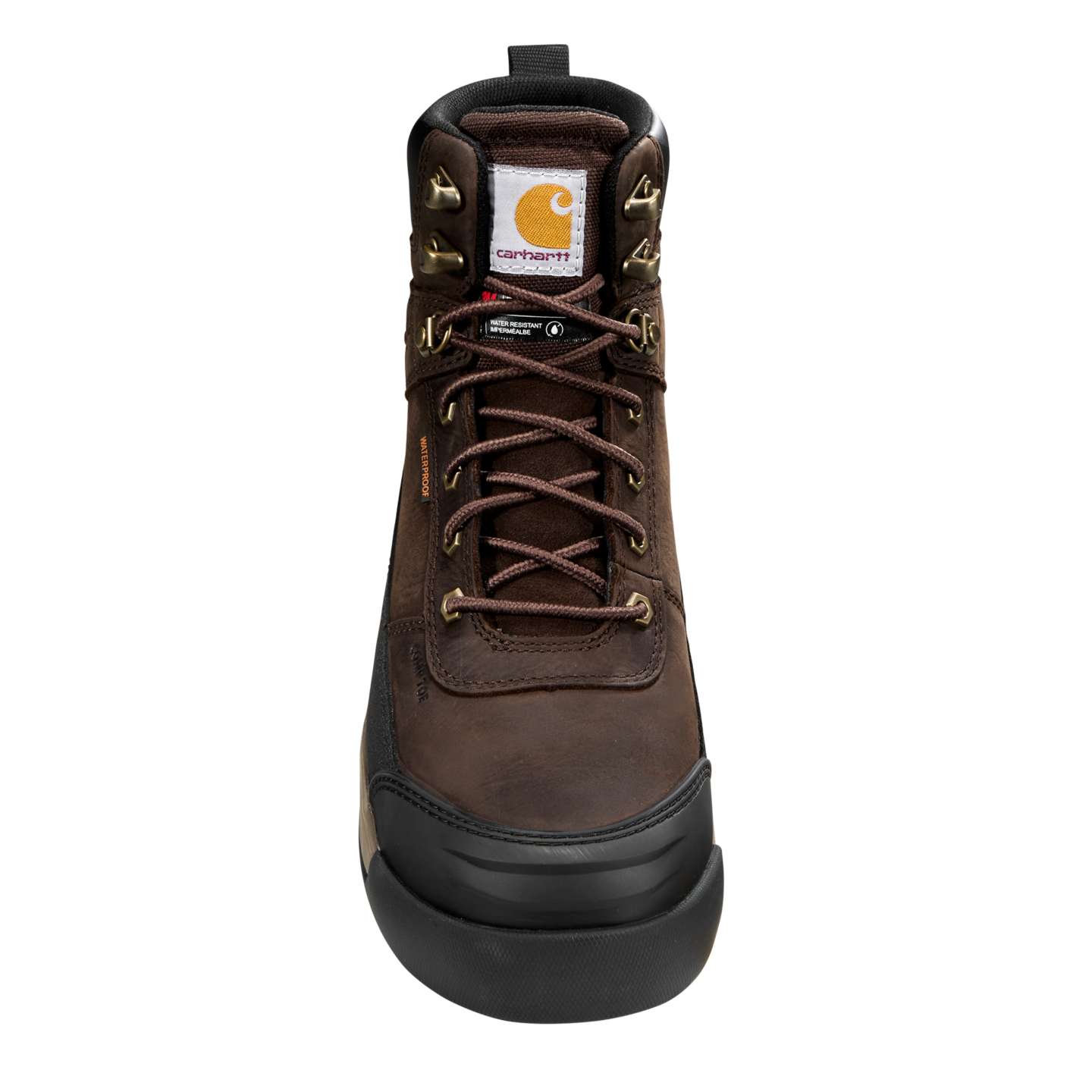 Мужские ботинки Carhartt Force HD 6" Waterproof Insulated Composite Toe Work, цвет: Тёмный коричневый — фото 4