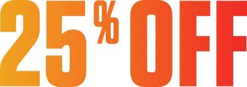 25% Off All Socks
