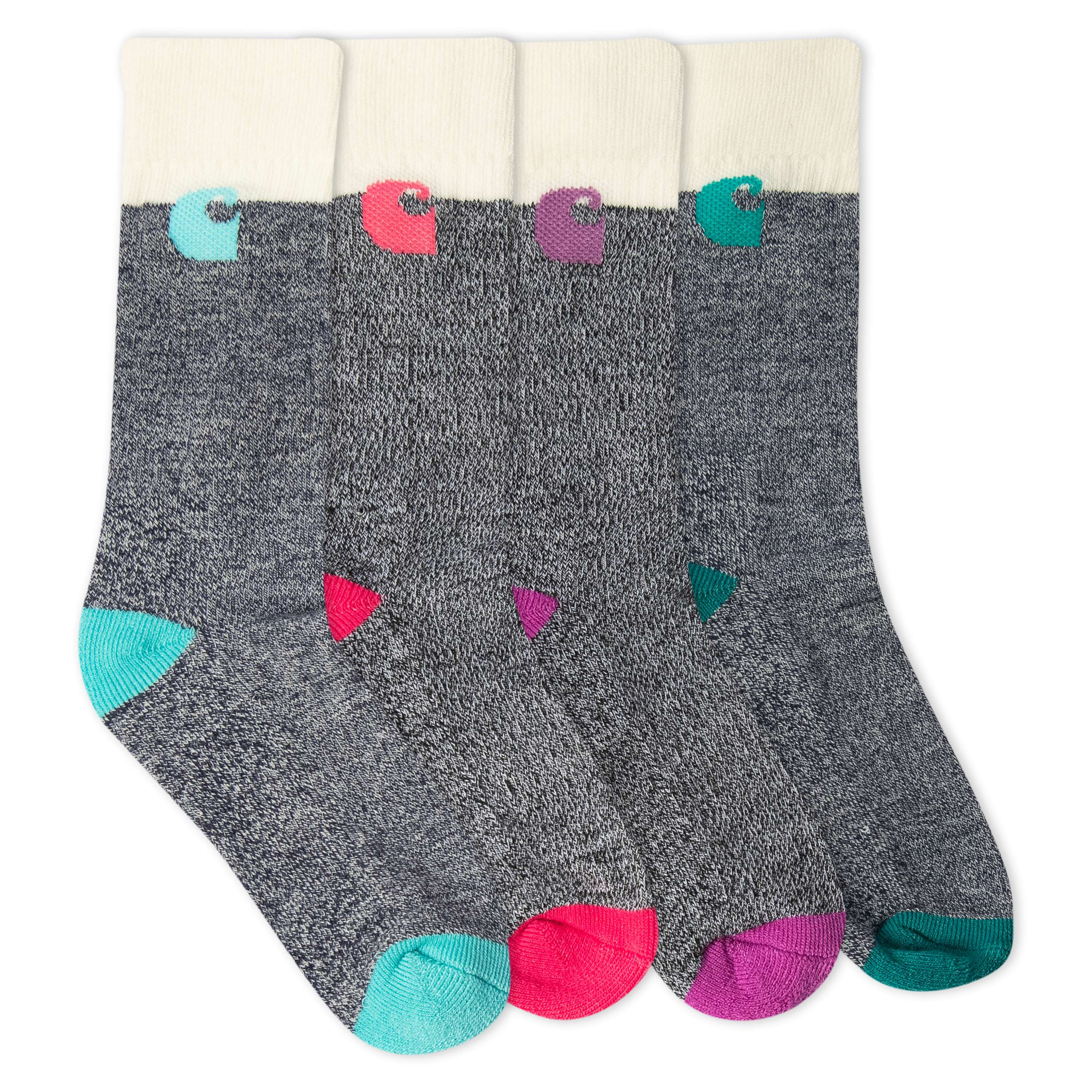 Girls' Camp Crew Sock 6 Pack GA0014 | Carhartt