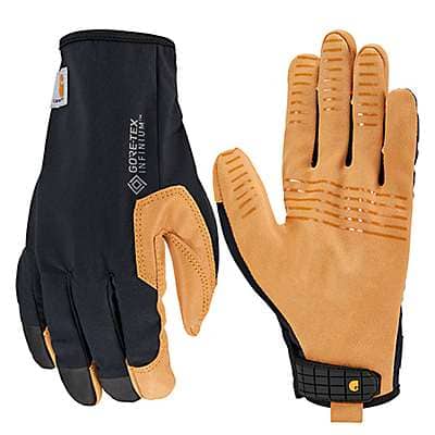 Carhartt Men's Black Barley GORE-TEX INFINIUM™ Synthetic Leather Secure Cuff Glove