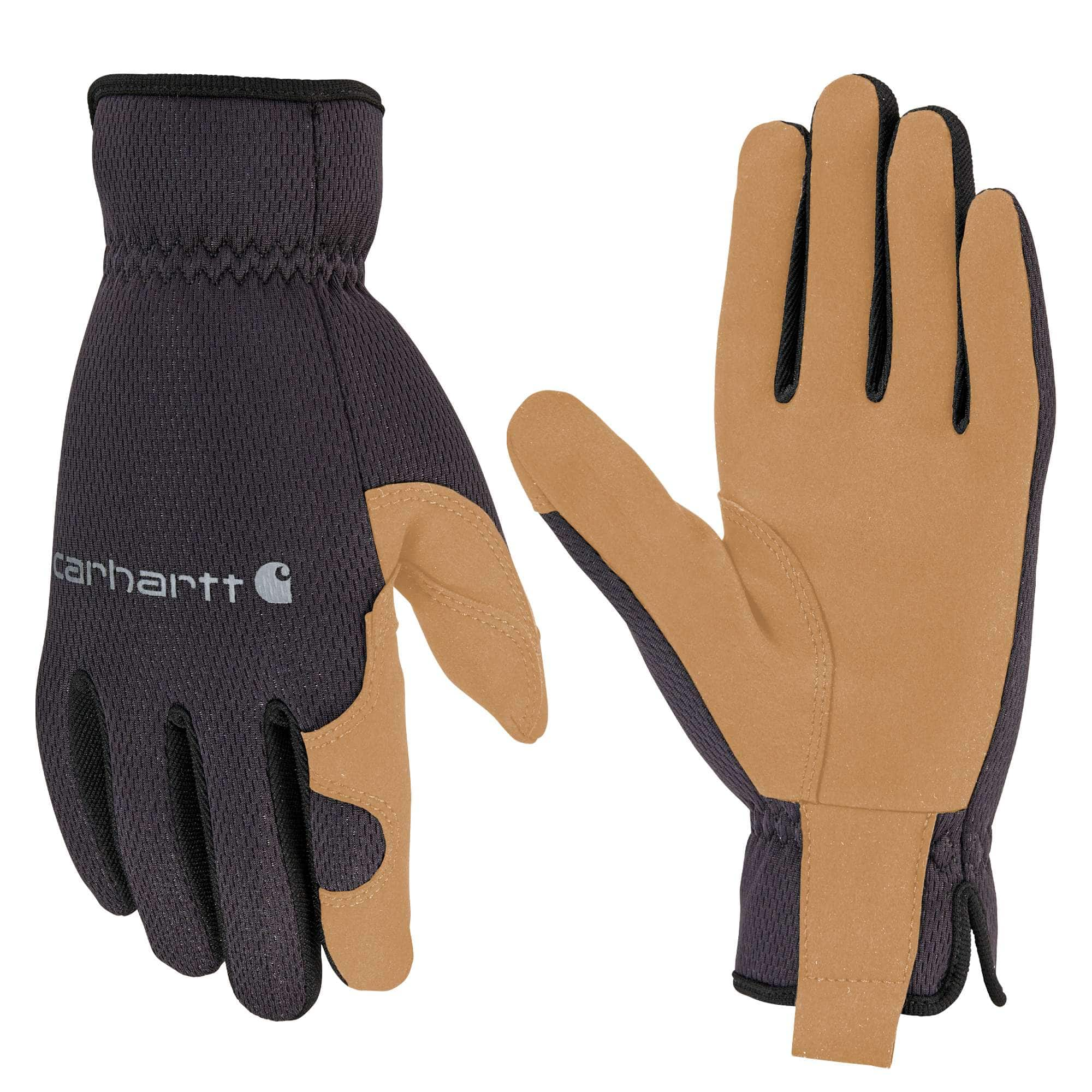 Gants de travail d'hiver en coutil et en cuir synthétique pour hommes,  Carhartt