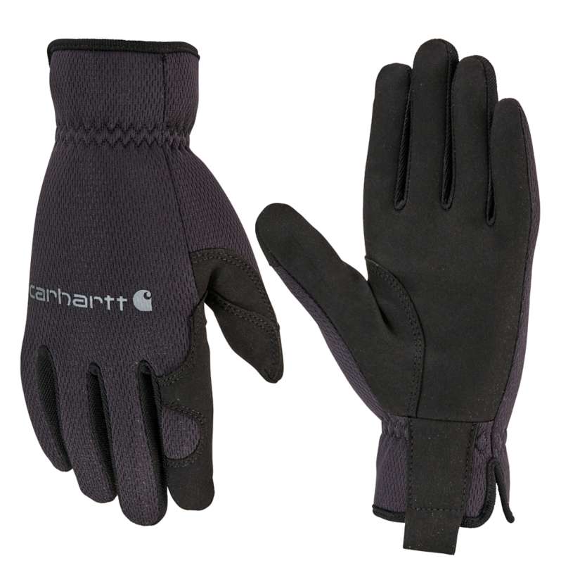 Carhartt  Black High Dexterity Open Cuff Glove