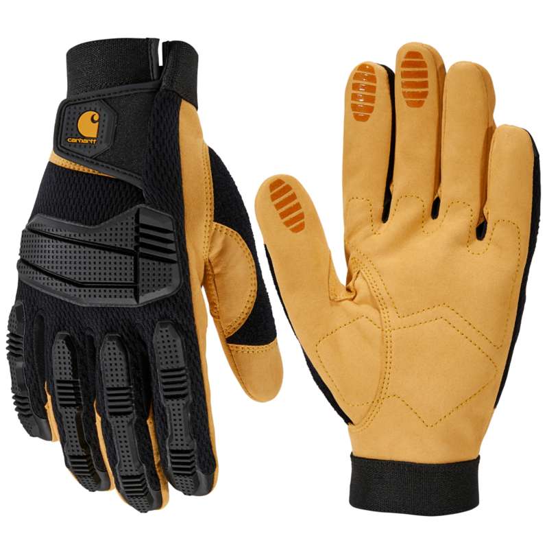 Carhartt  Black Barley High Dexterity Protective Knuckle Guard Glove