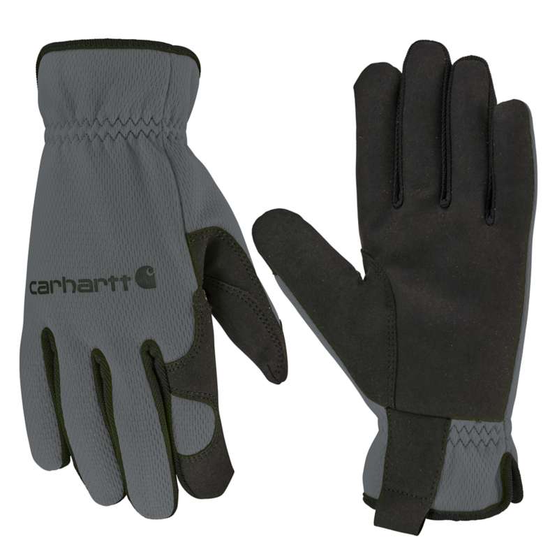 Carhartt  Gray Thermal-Lined High Dexterity Open Cuff Glove