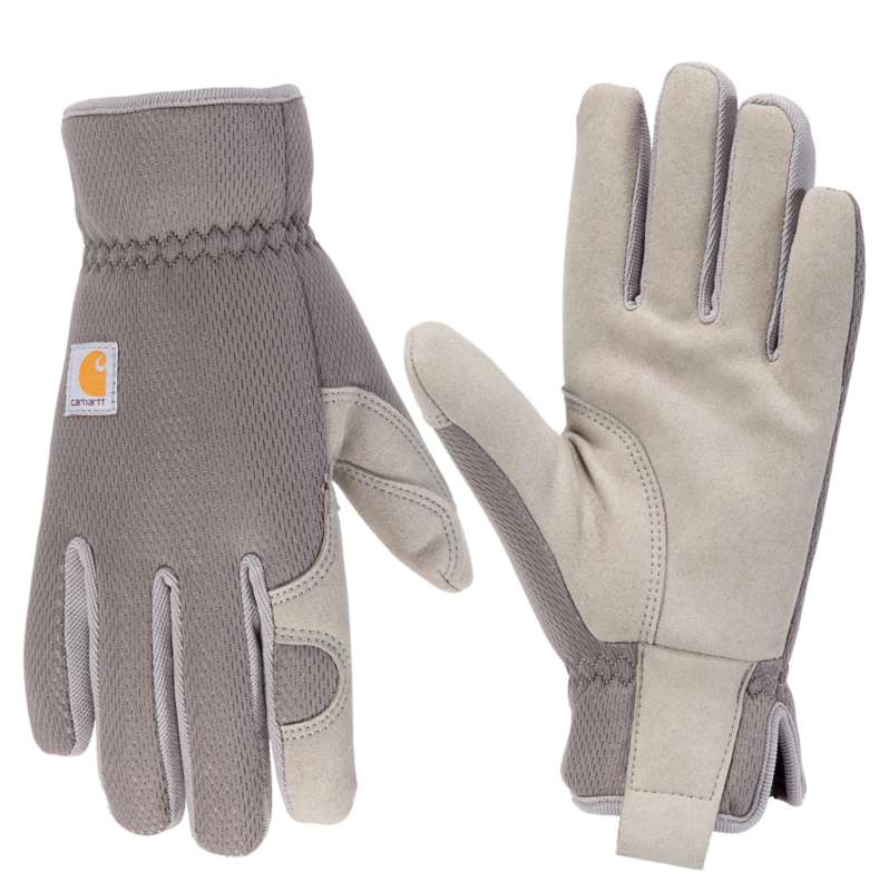 Carhartt  Gray Women's Thermal-Lined High Dexterity Open Cuff Glove