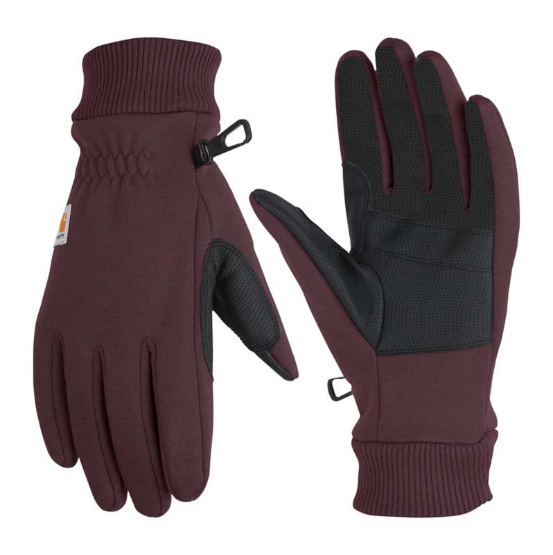 Carhartt  Blackberry Women's Wind Fighter® Thermal-Lined Fleece Touch-Sensitive Knit Cuff Glove