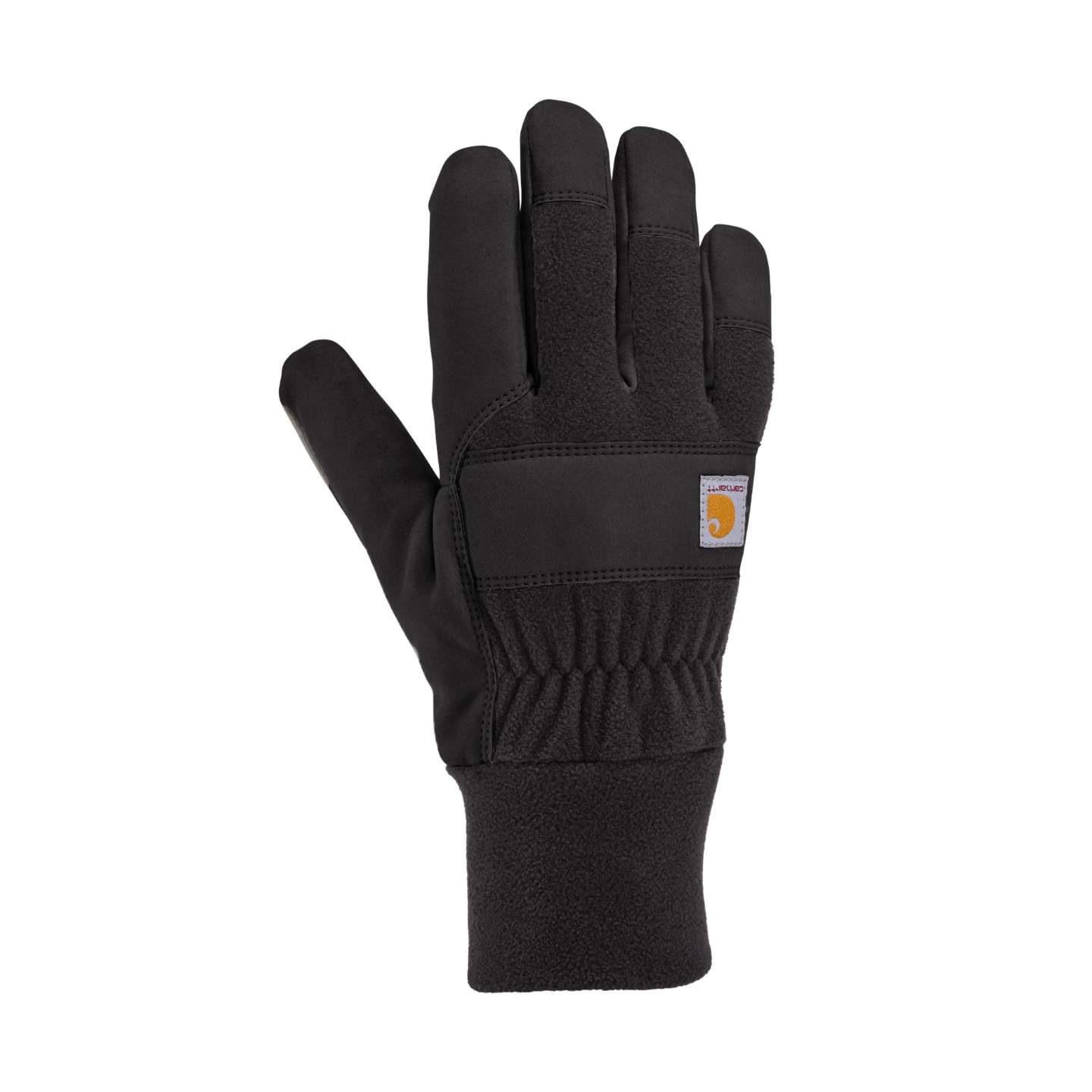 Женские перчатки Carhartt Wind Resistant Fleece Work Glove, цвет: Чёрный — фото 2