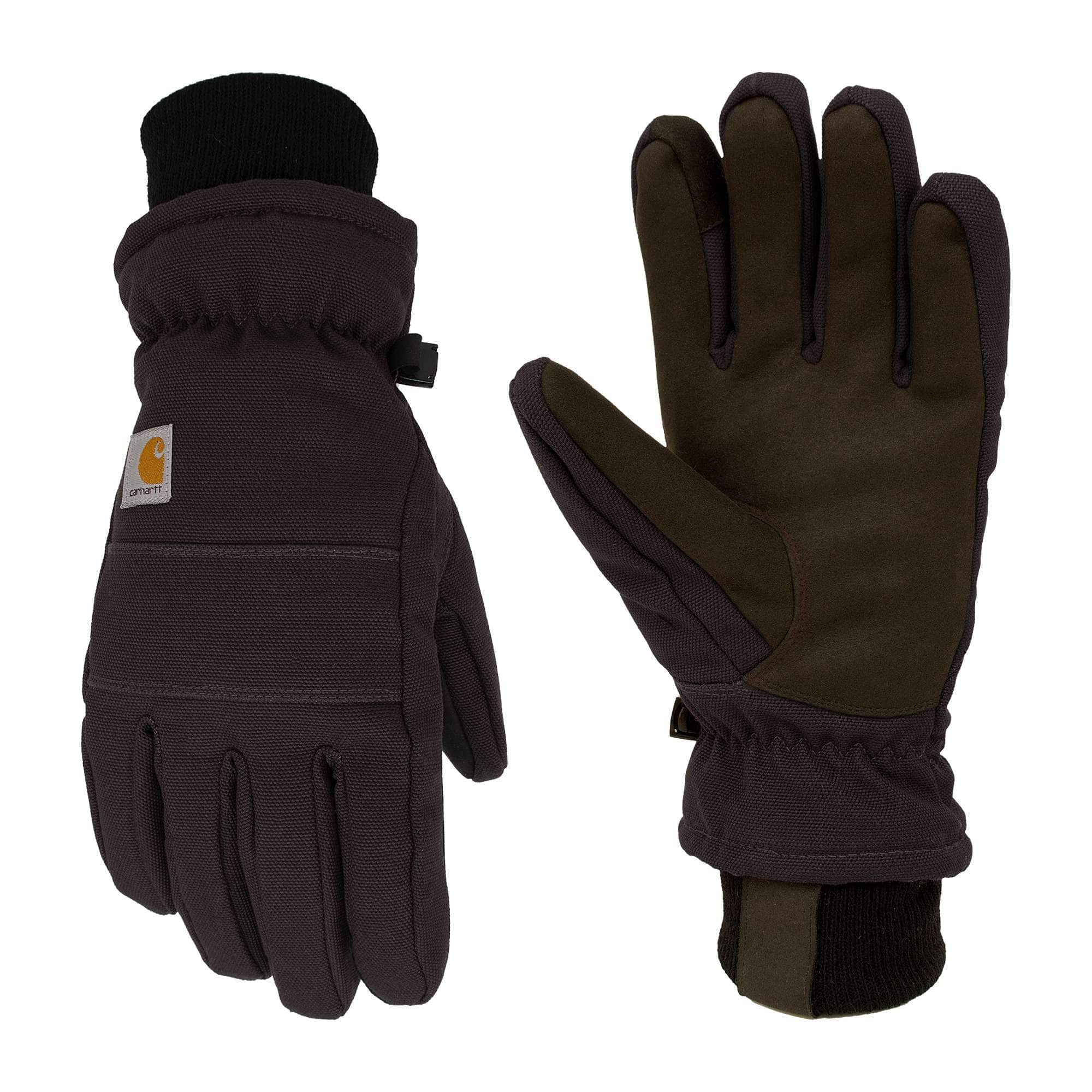 Women's Insulated Duck/Synthetic Leather Knit Cuff Glove