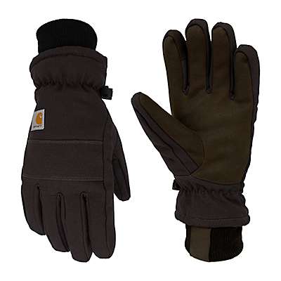 Carhartt Women's Black Women's Insulated Duck/Synthetic Leather Knit Cuff Glove