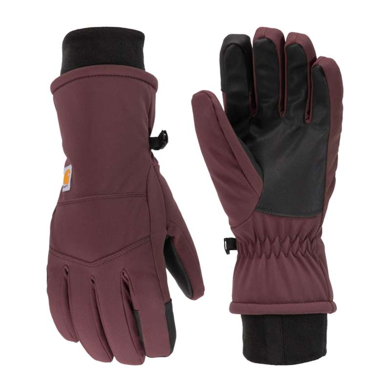 Carhartt  Deep Wine Women's Storm Defender™ Insulated Softshell Glove