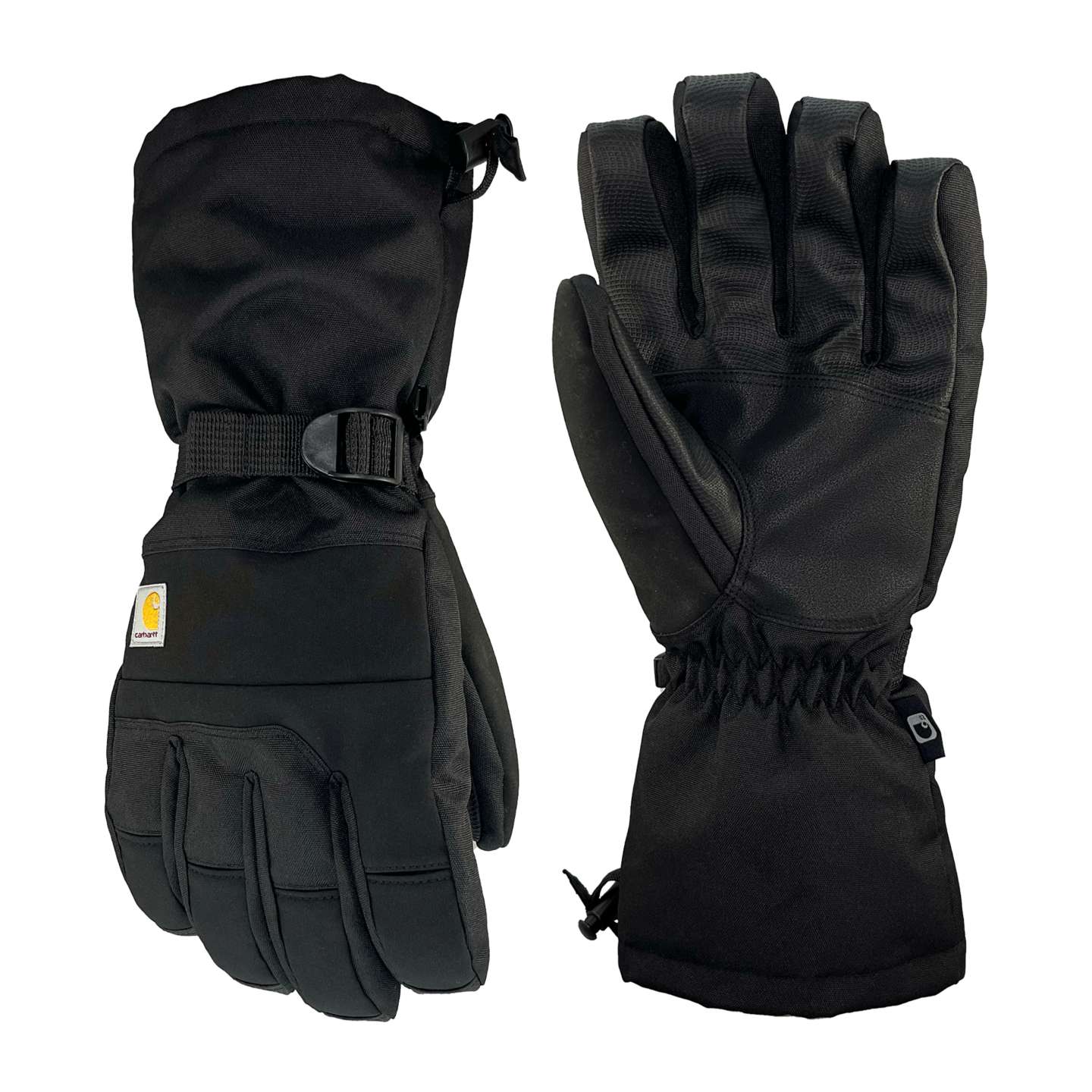 Мужские перчатки Carhartt Storm Defender® Insulated Gauntlet Glove, цвет: Чёрный — фото 1