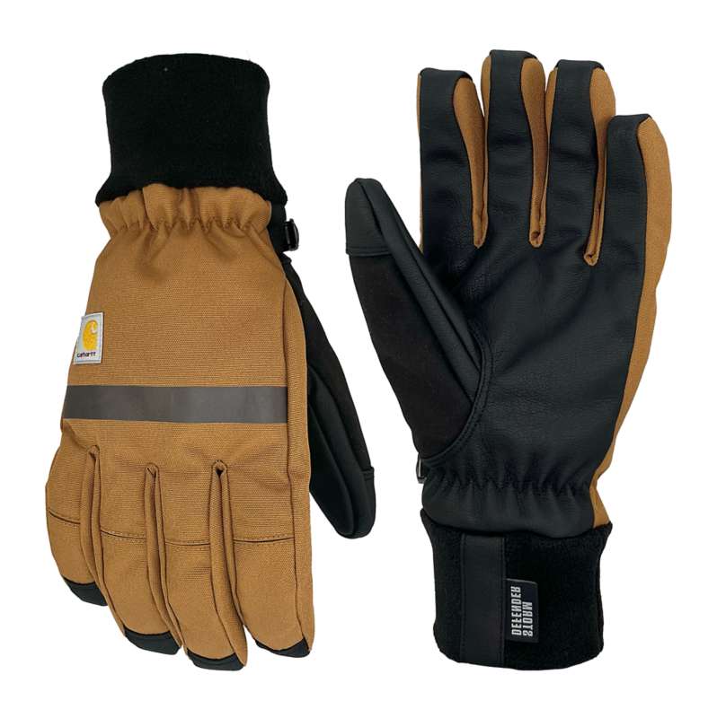 Carhartt  Carhartt Brown Storm Defender® Insulated Fleece Cuff Glove