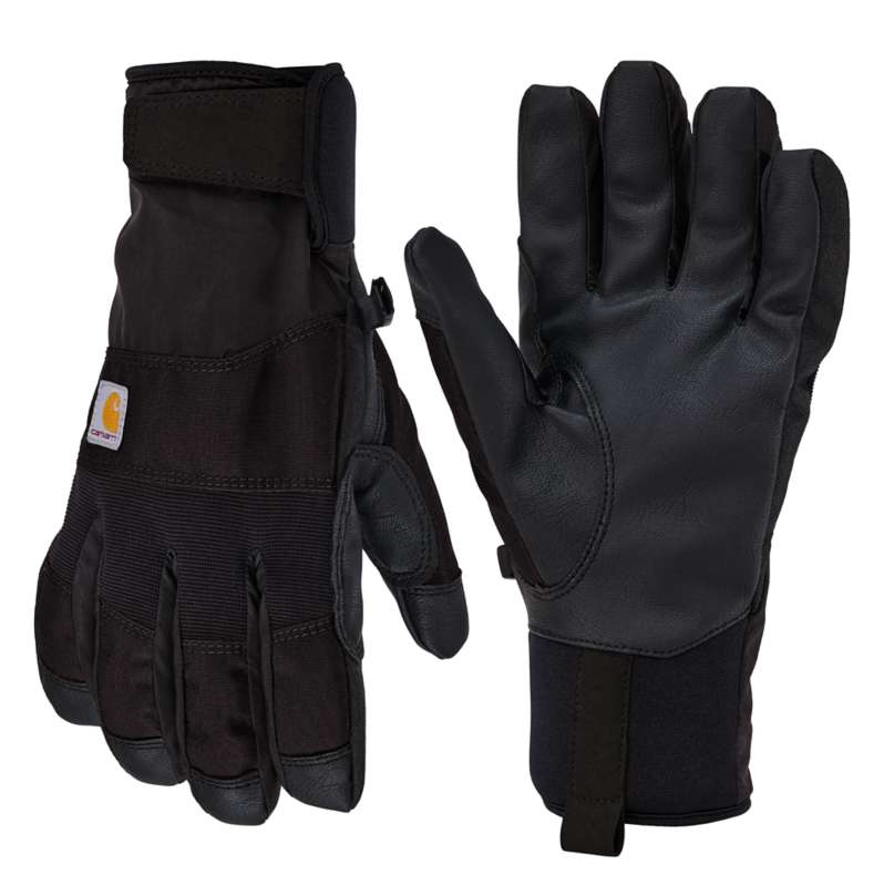 Carhartt  Black Waterproof Thermal-Lined Secure Cuff Glove