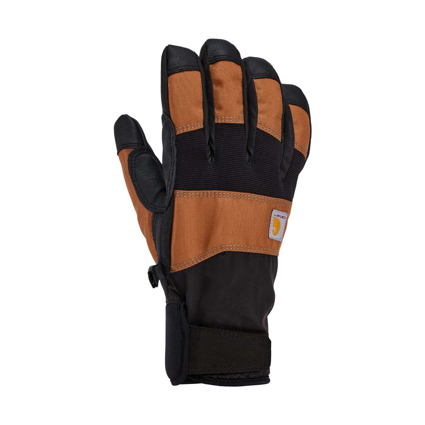 Мужские перчатки Carhartt Waterproof Thermal-Lined Secure Cuff Glove, цвет: Коричневый — фото 2