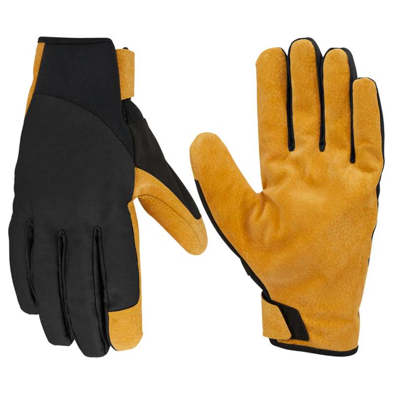 Carhartt  Black Barley Insulated Leather High Dexterity Secure Cuff Glove
