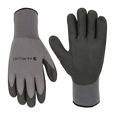 Carhartt Men's Gray Thermal-Lined Touch Sensitive Nitrile Glove