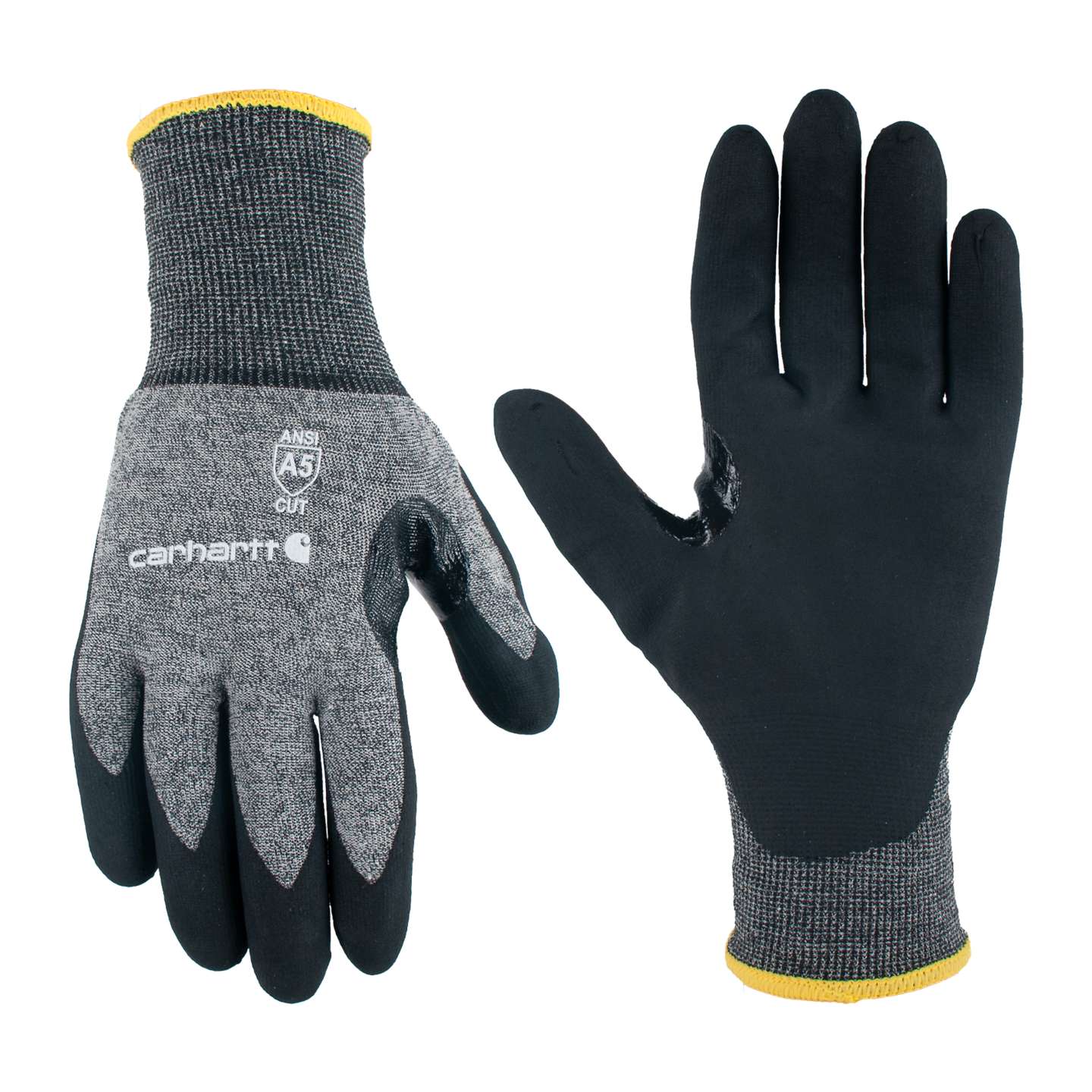 Мужские перчатки Carhartt Cut-Resistant Nitrile, цвет: Серый — фото 1