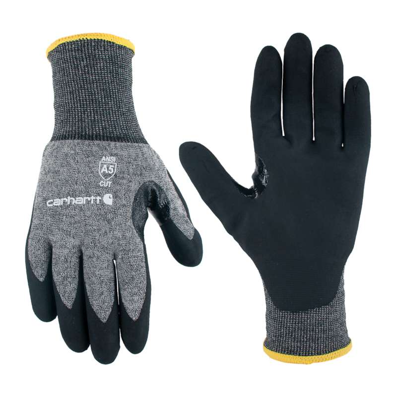 Carhartt  Gray Cut-Resistant Nitrile Glove