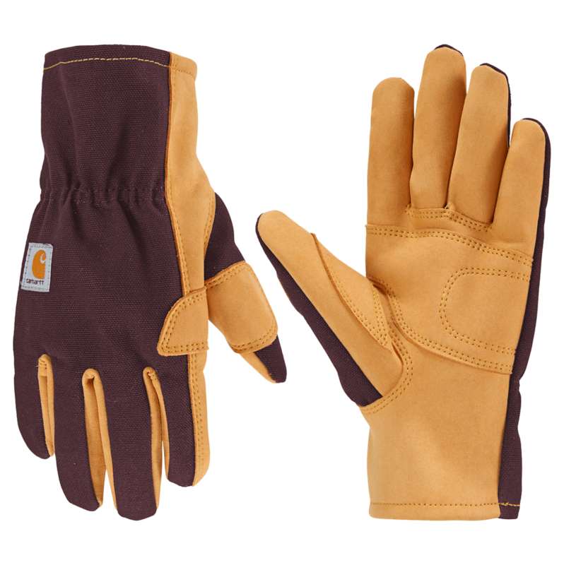 Carhartt  Berry Women's Duck/Synthetic Leather Open Cuff Glove