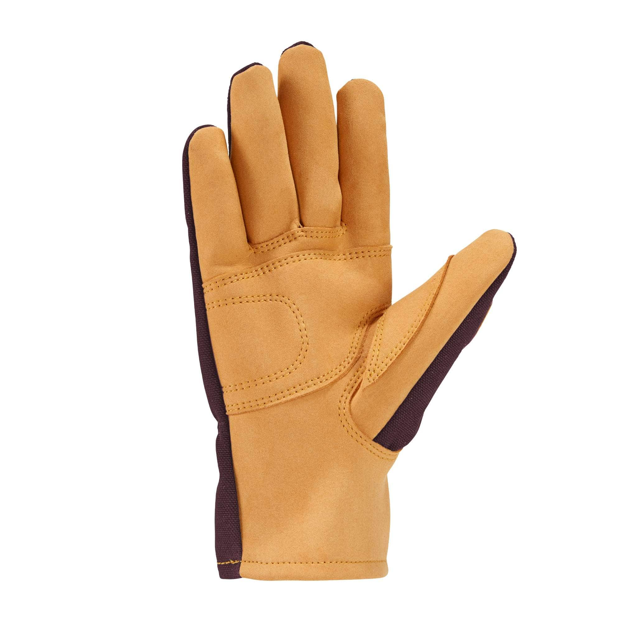 Women's Duck/Synthetic Leather Open Cuff Glove