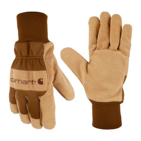 Мужские перчатки Carhartt Synthetic Suede Knit Cuff Glove