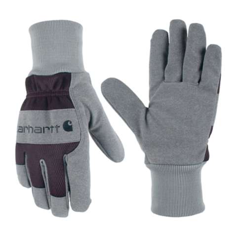Женские перчатки Carhartt Women's Synthetic Suede Knit Cuff Glove