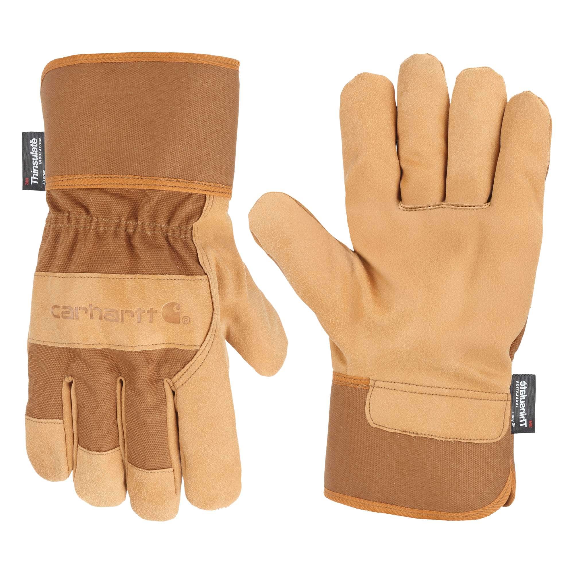 Carhartt Insulated Duck Synthetic Leather Safety Cuff Glove