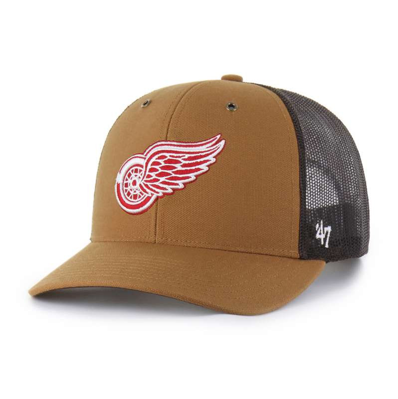 Carhartt  Carhartt Brown Detroit Red Wings '47 Trucker