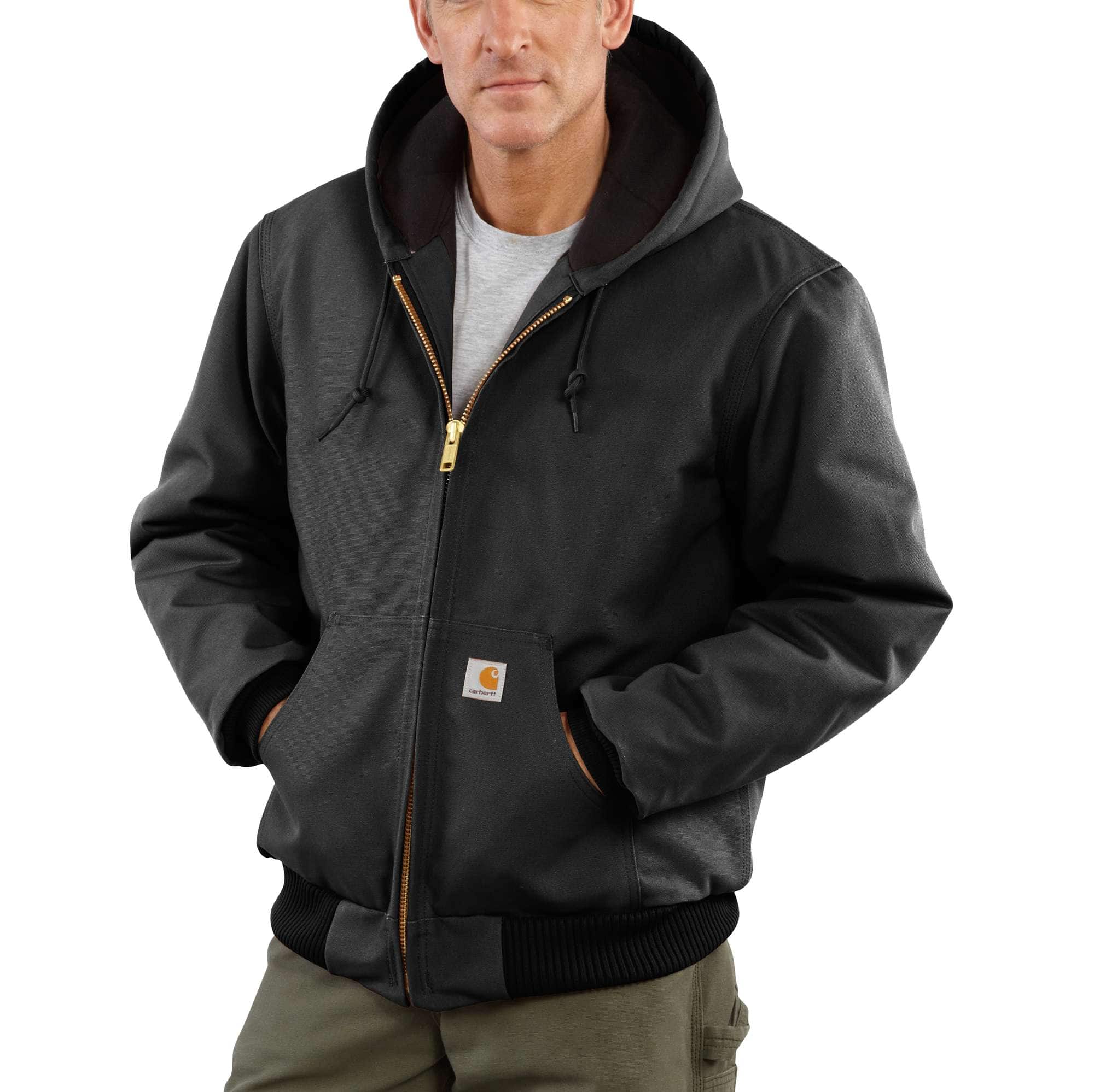 Loose Fit Firm Duck Insulated Flannel-Lined Active Jac | Carhartt ...