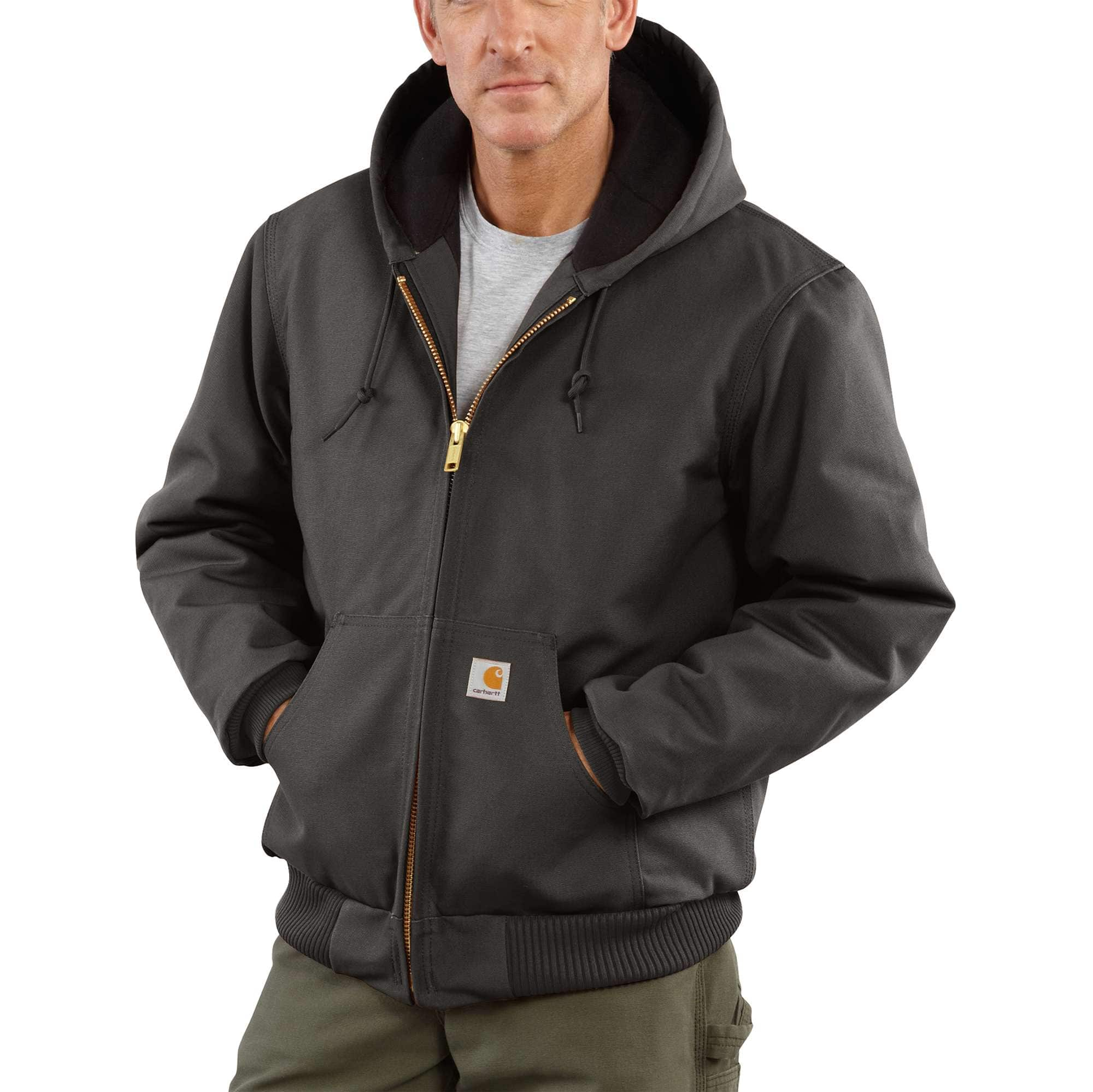 fleece lined carhartt hoodie