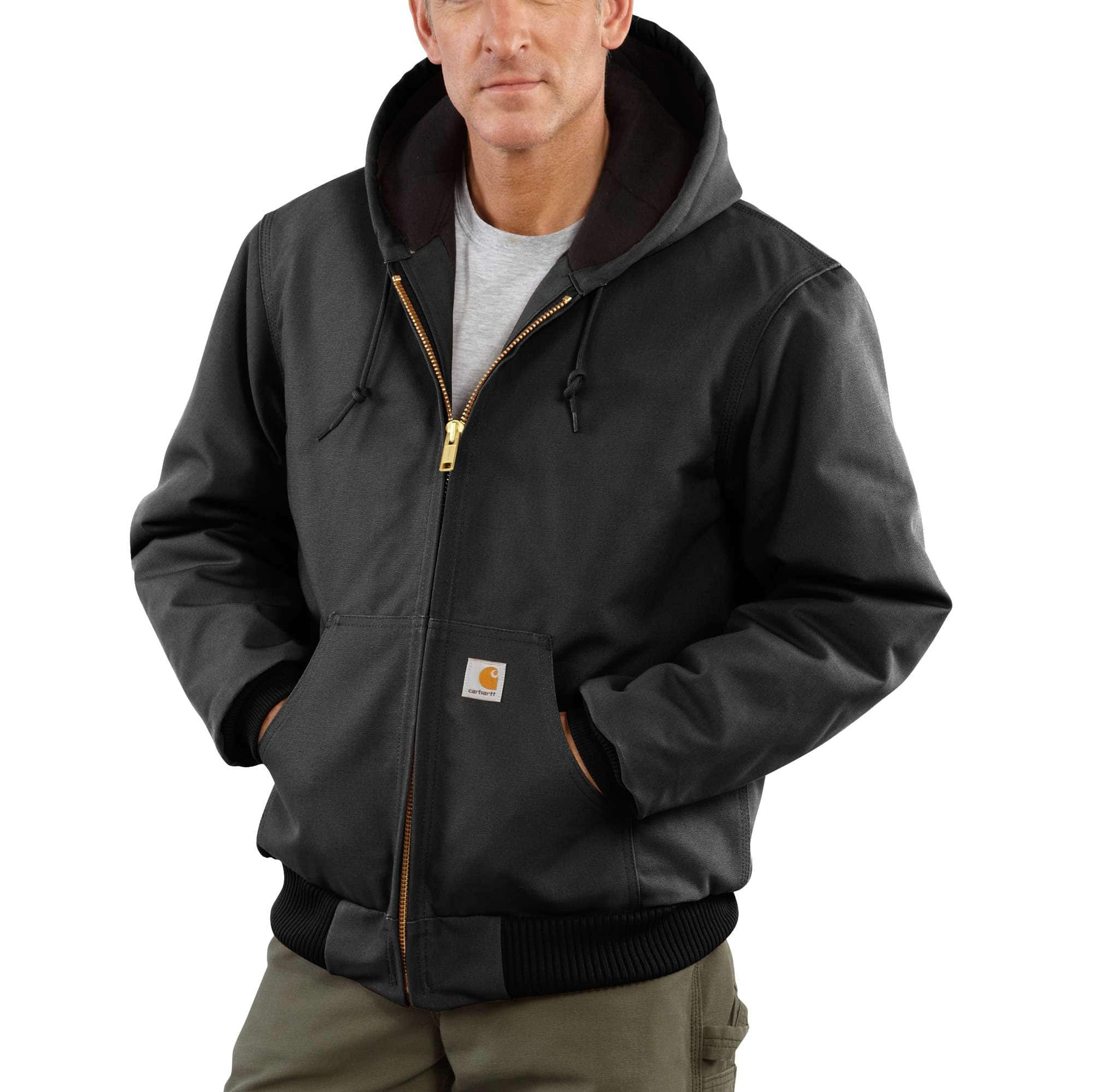 Carhartt Chaqueta Active, aislada, en algodón de lona con efecto  desgastado, Loose Fit Para Hombre, Carhartt Brown, S: : Moda