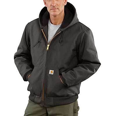Carhartt Men's Gravel Loose Fit Firm Duck Insulated Flannel-Lined Active Jac - 3 Warmest Rating