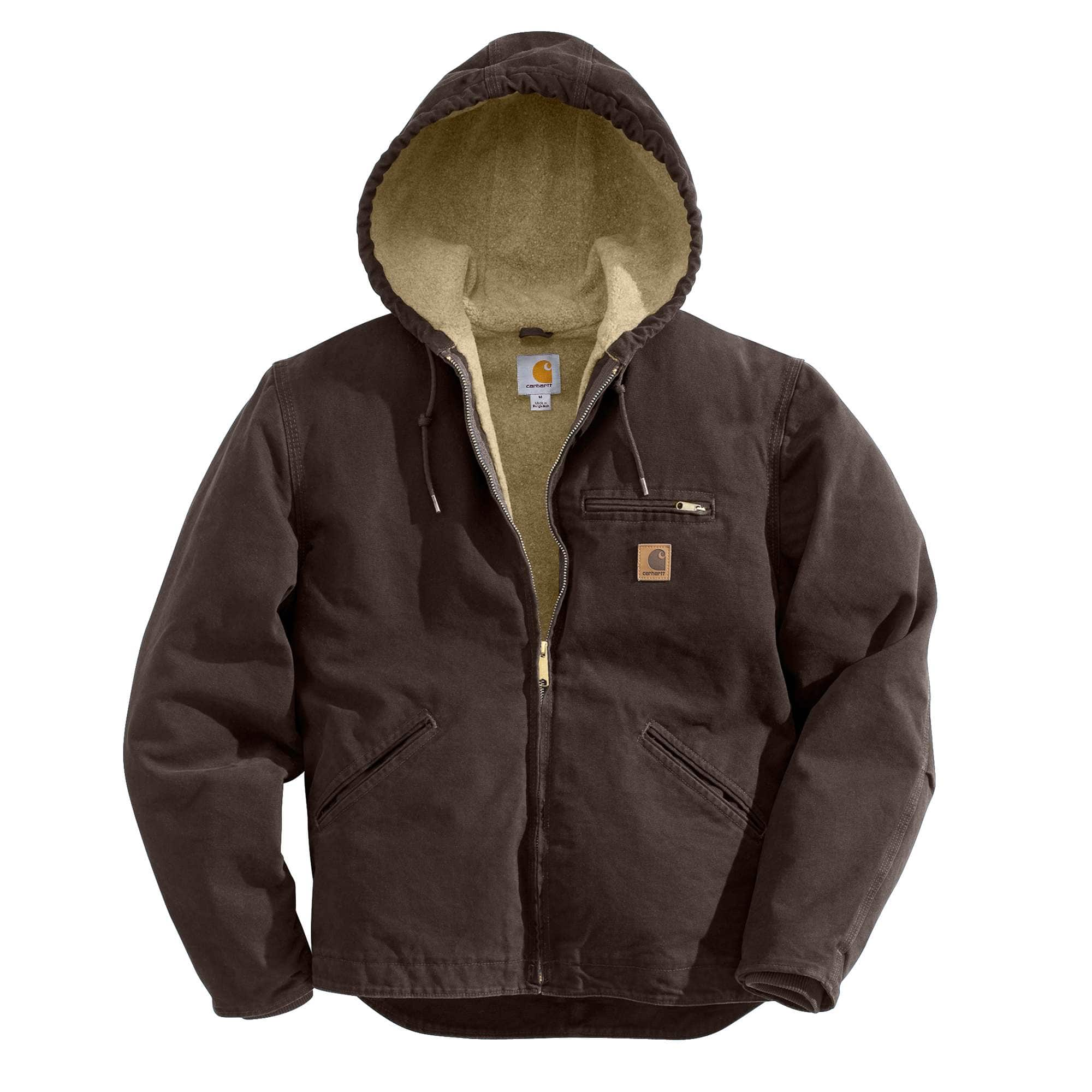 Men's Sandstone Sherpa-Lined Sierra Jacket J141 | Carhartt