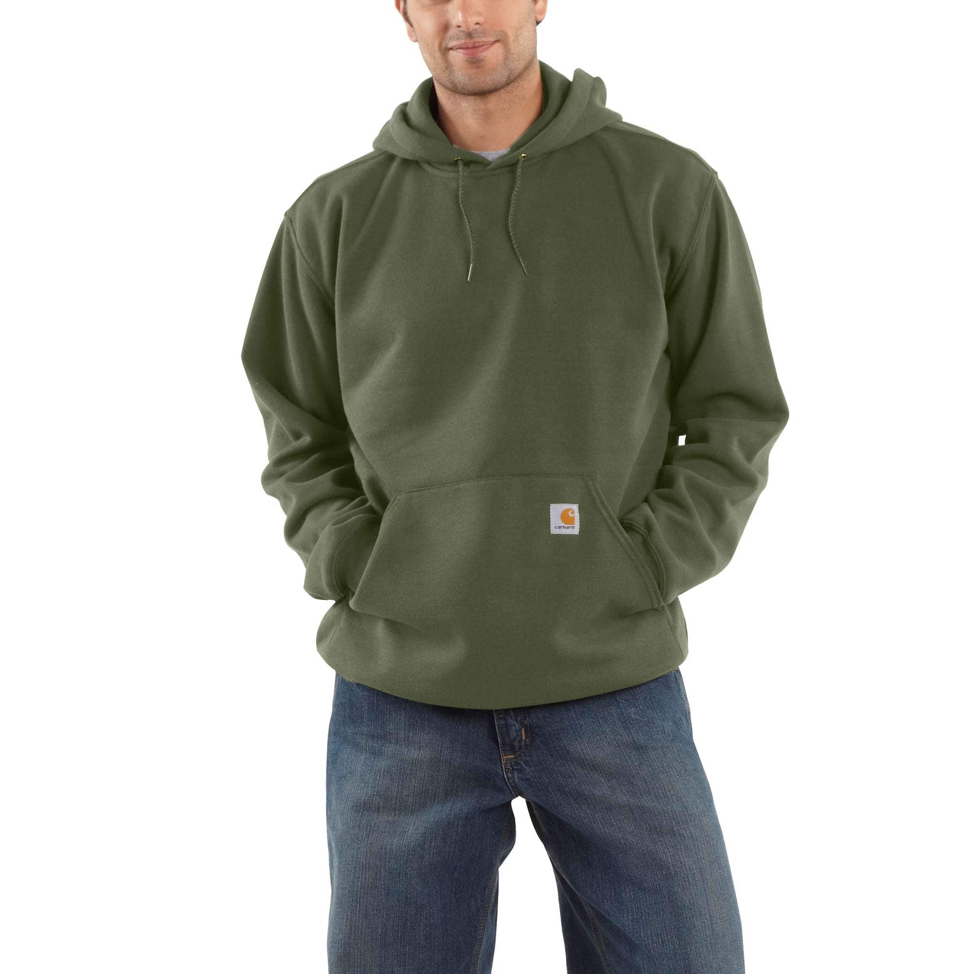 carhartt men's wind fighter hooded sweatshirt