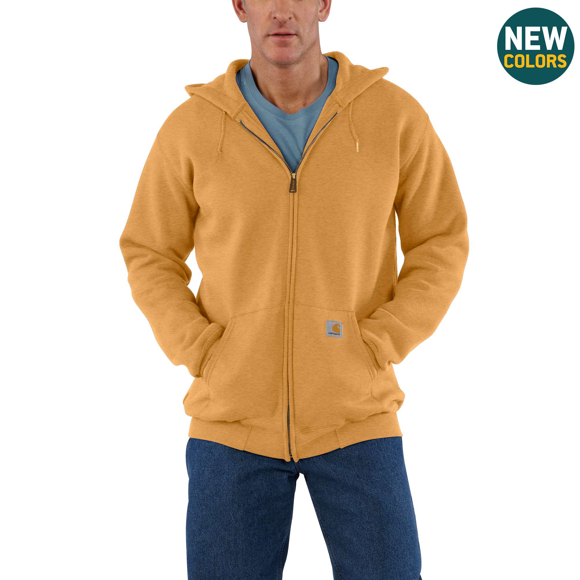 Download Men's Midweight Hooded Zip-Front Sweatshirt K122 | Carhartt