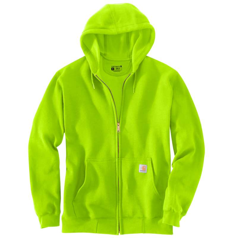 Carhartt  Brite Lime Loose Fit Midweight Full-Zip Sweatshirt