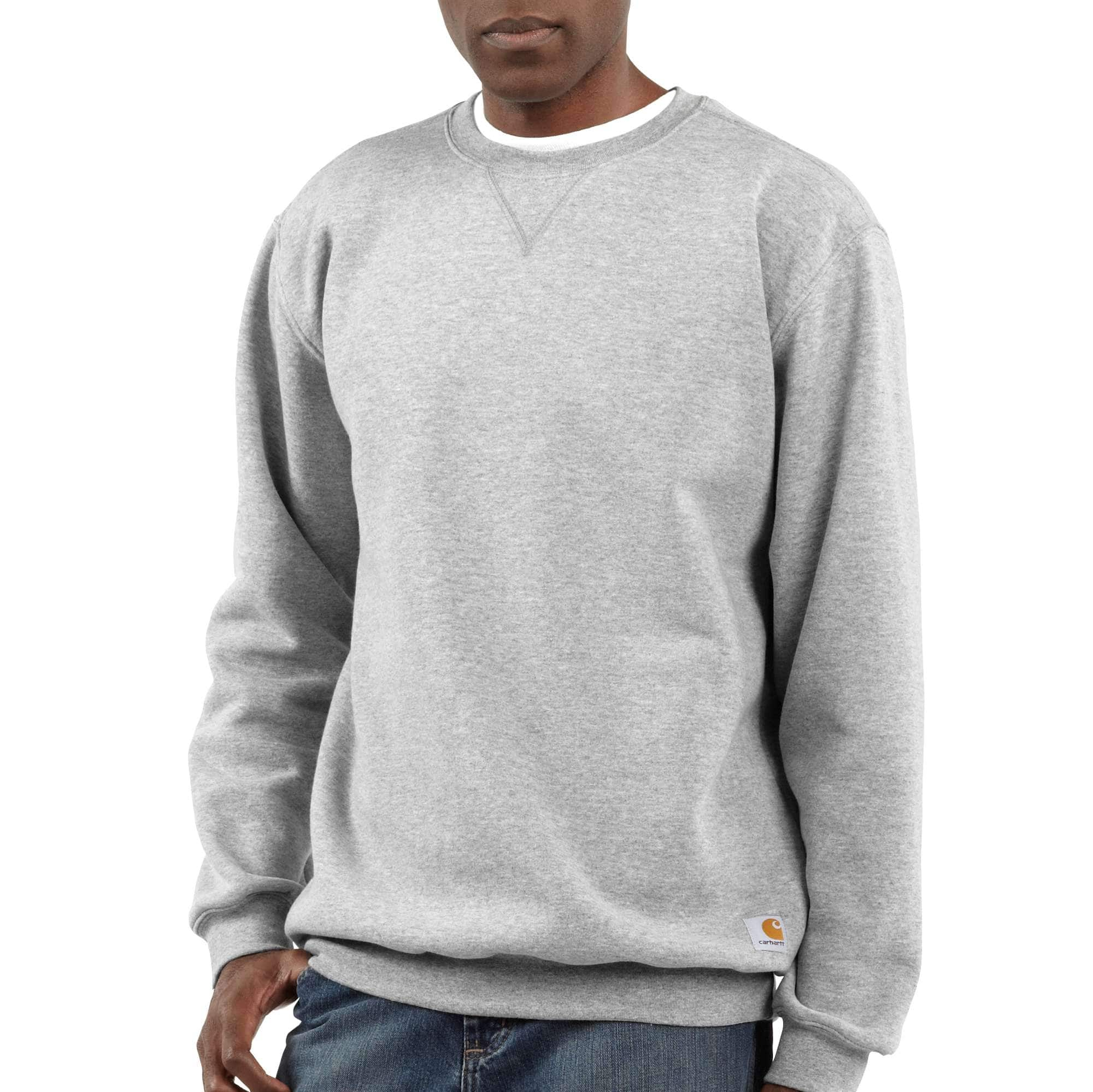 gray crewneck