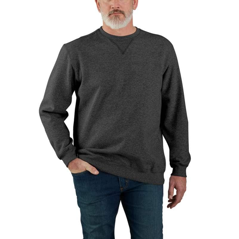 Loose Fit Midweight Watercolor Camo Graphic Sweatshirt