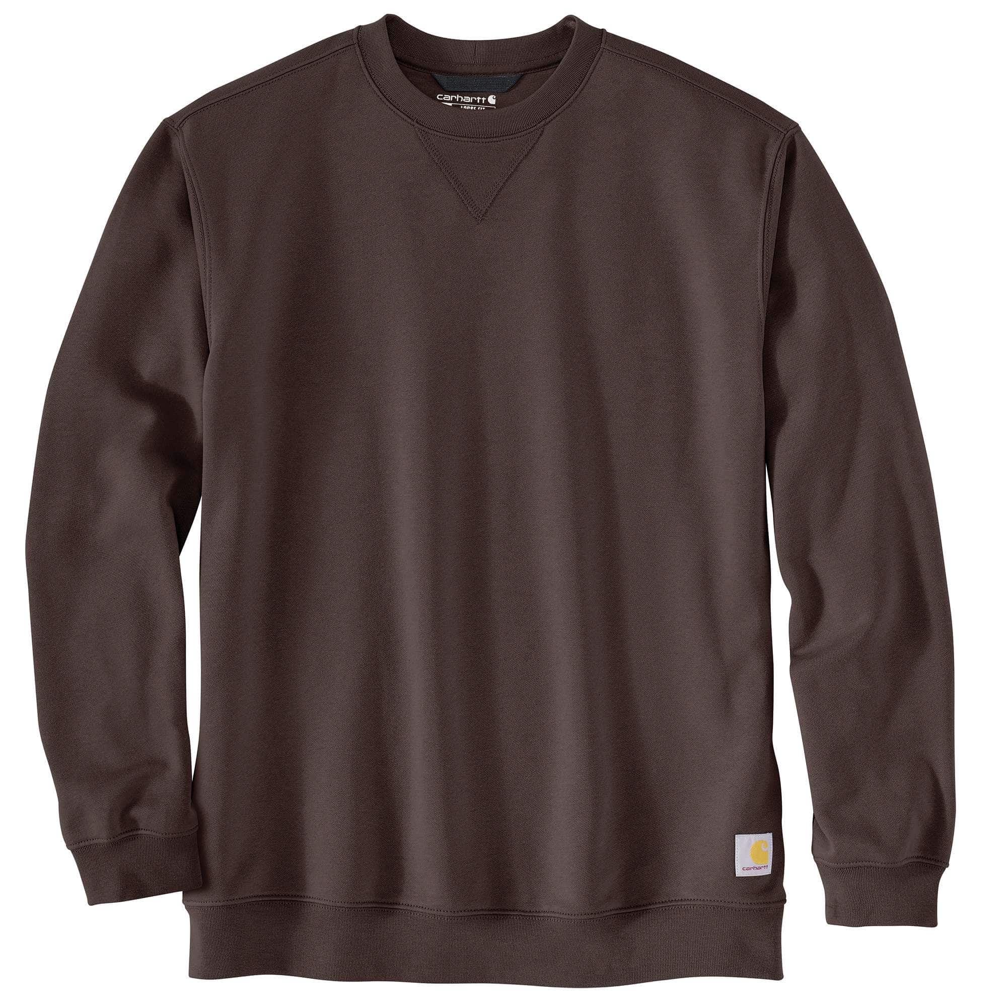 Carhartt Men's Marquette Crewneck Sweatshirt, Medium, Dark Clove