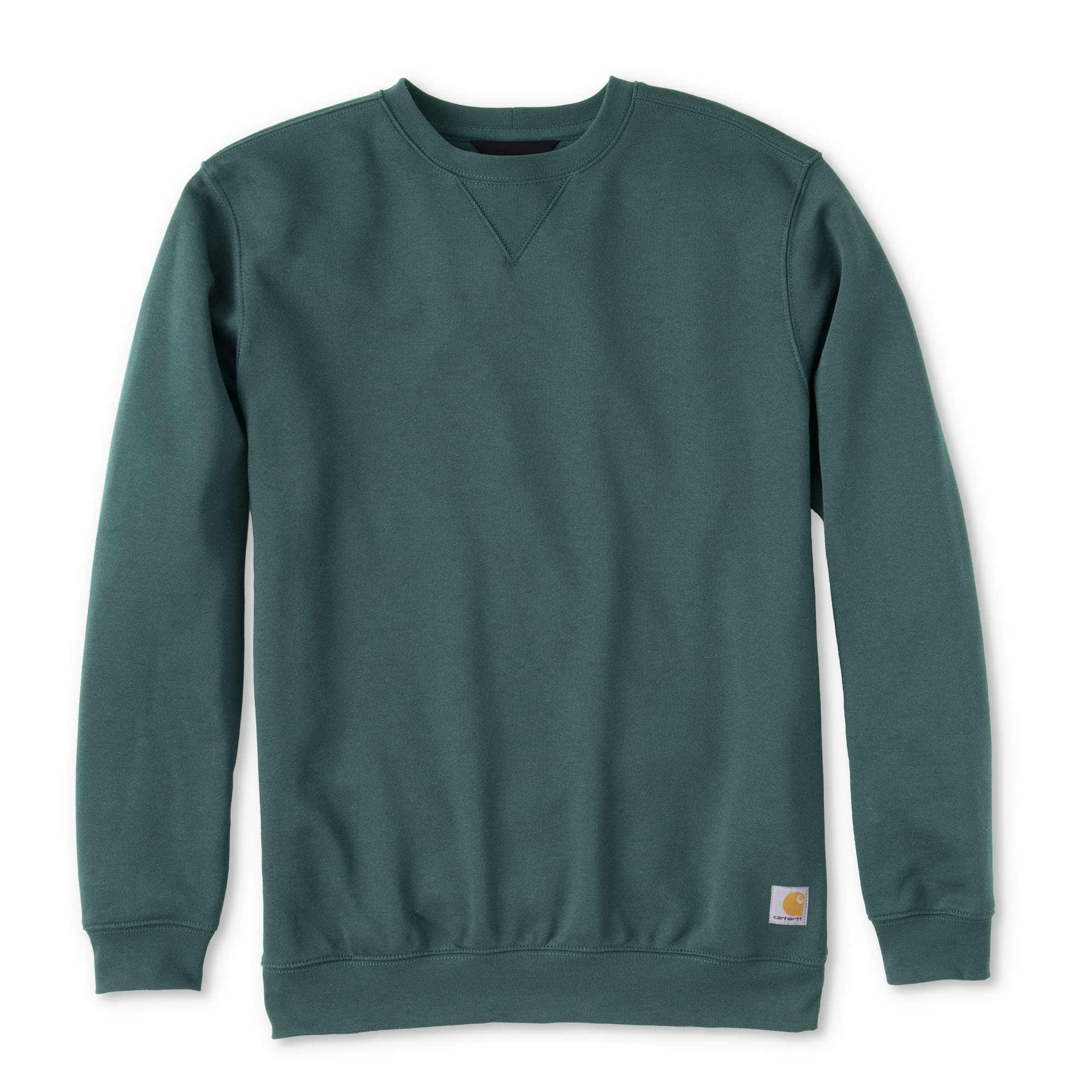 Carhartt Men's Marquette Crewneck Sweatshirt, Medium, Dark Harbor Teal