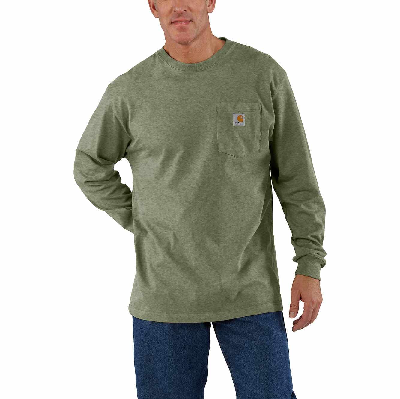 Men's Workwear Long-Sleeve Pocket T-Shirt K126 | Carhartt