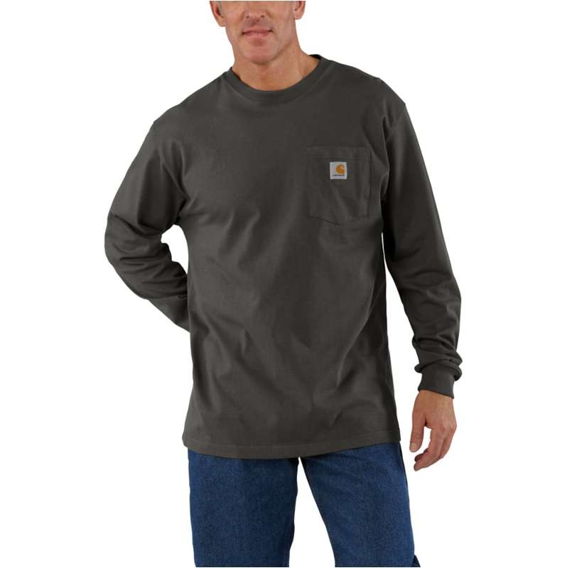 Loose Fit Heavyweight Long-Sleeve Pocket T-Shirt | TLL | Carhartt