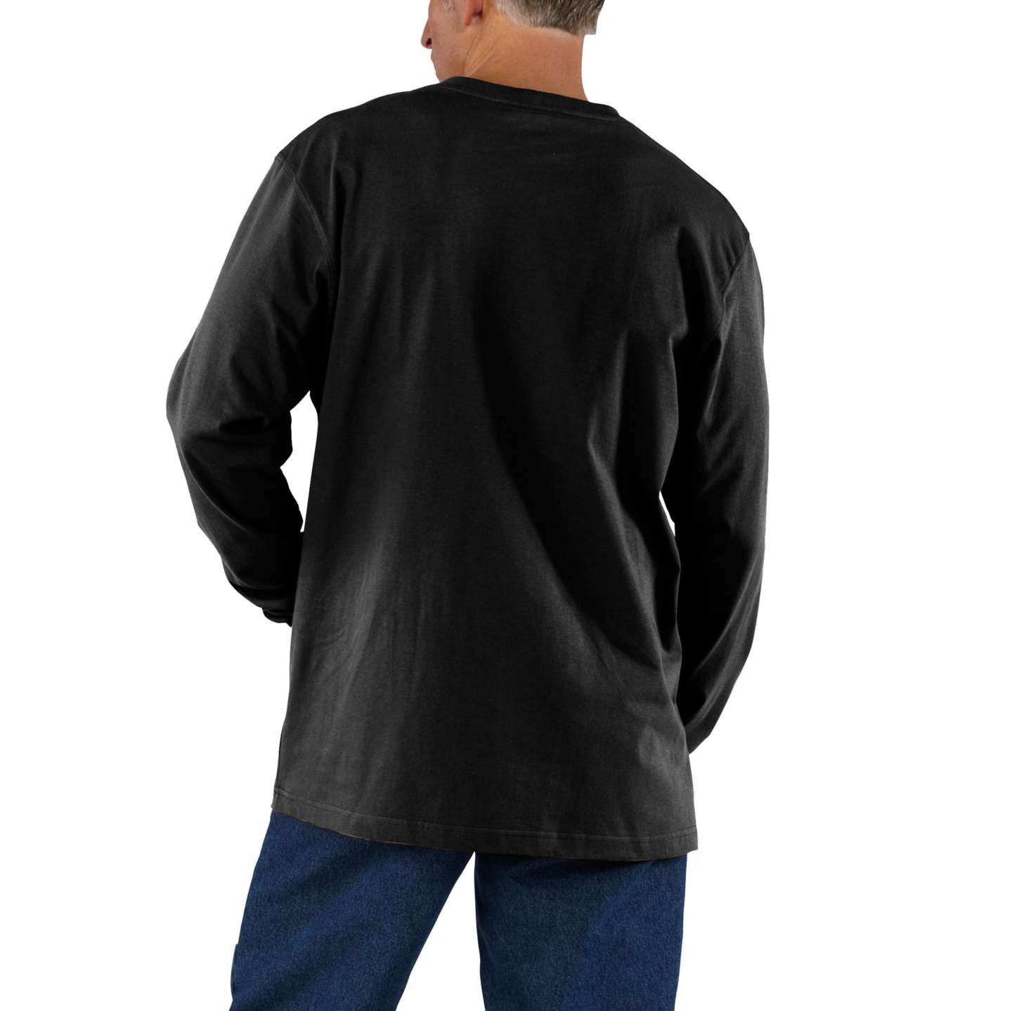Мужская футболка Carhartt Dearborn Loose, цвет: Чёрный — фото 2