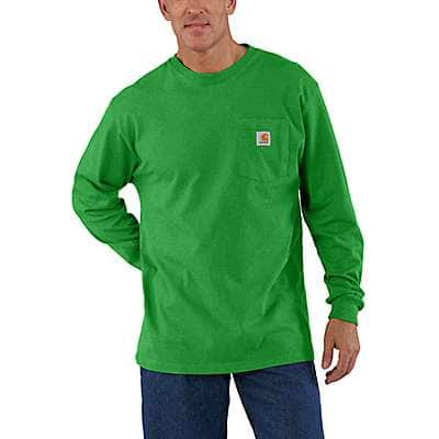 Carhartt Men's Port Loose Fit Heavyweight Long-Sleeve Pocket T-Shirt