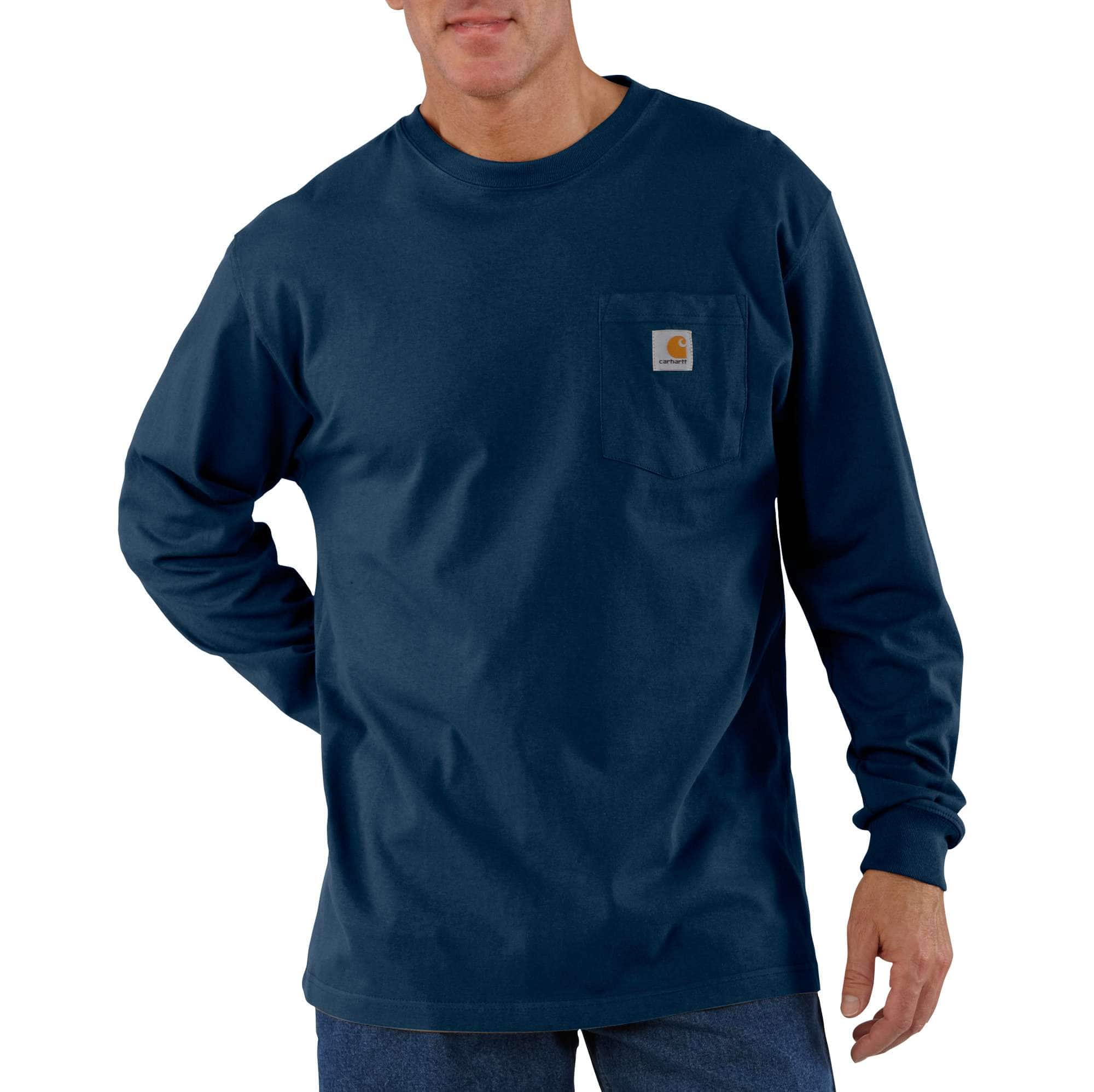 Additional thumbnail 1 of Loose Fit Heavyweight Long-Sleeve Pocket T-Shirt