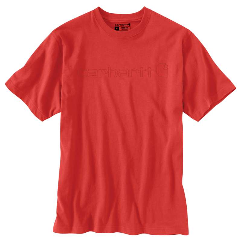 Carhartt  Roasted Tomato Loose Fit Heavyweight Short-Sleeve Logo Graphic T-Shirt