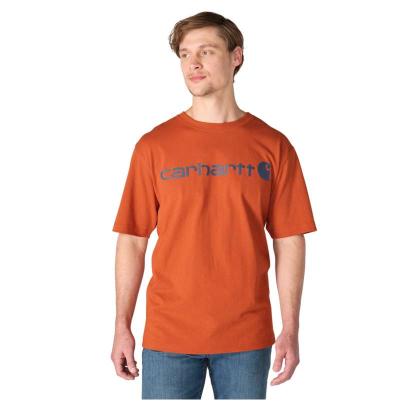 Carhartt  Homestead Red Dearborn Loose Logo T-Shirt